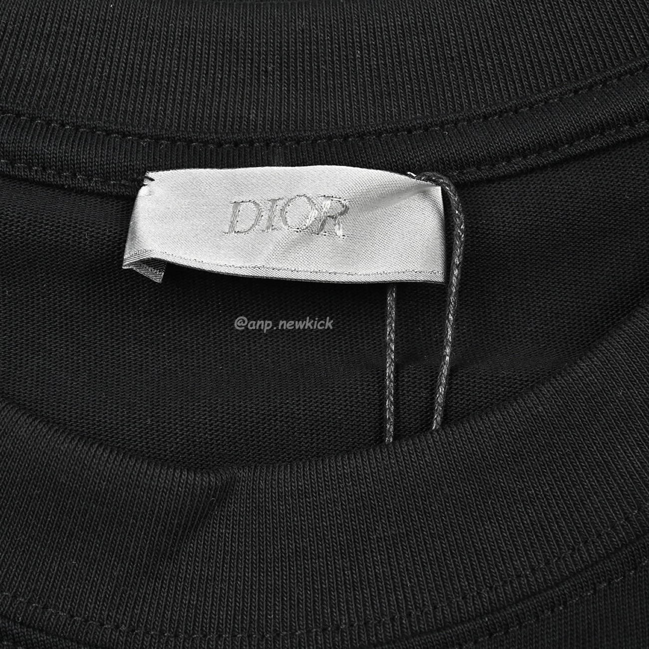 Dior 24ss Pin Logo Contrasting Embroidered Short Sleeved T Shirt (10) - newkick.vip